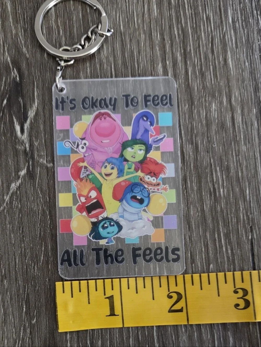 Disney INSIDE OUT Keychain - Picture 4 of 4
